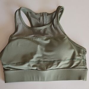 EUC Zya Active Green Racerback Sports Bra